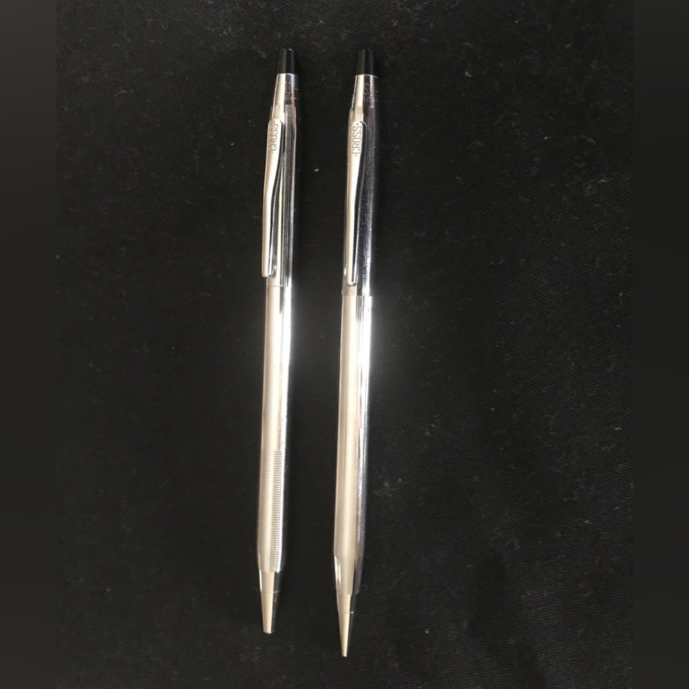 Cross Classic Century Chrome Ballpoint Pen Pencil Set